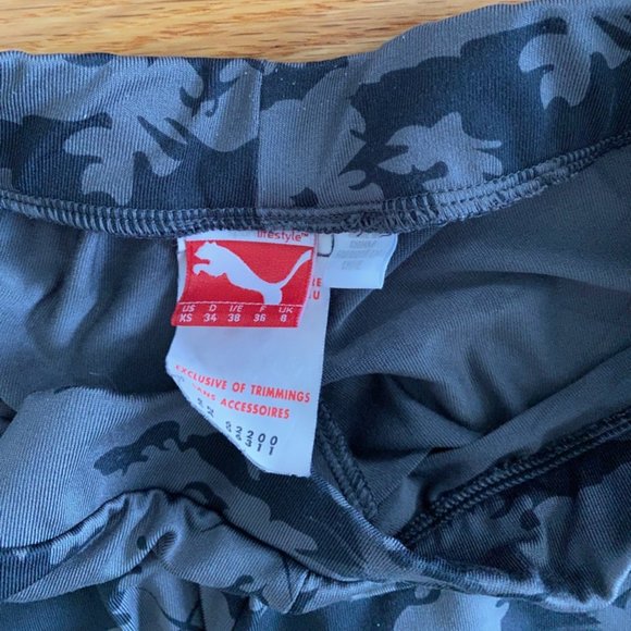 Puma Women's Black & Grey Leggings (XS) - Picture 9 of 10
